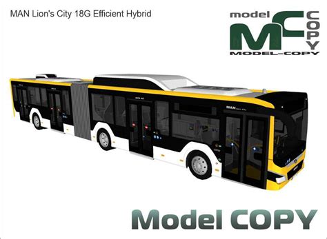 Man Lion S City G Efficient Hybrid D Model Model Copy