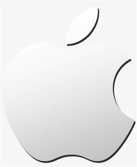 White Apple Logo Transparent Background