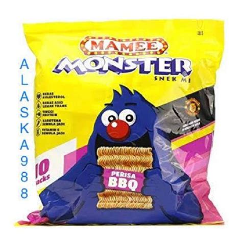 Jual Mamee Monster Snack BBQ Halal Isi 8 Pcak Di Seller Alaska988