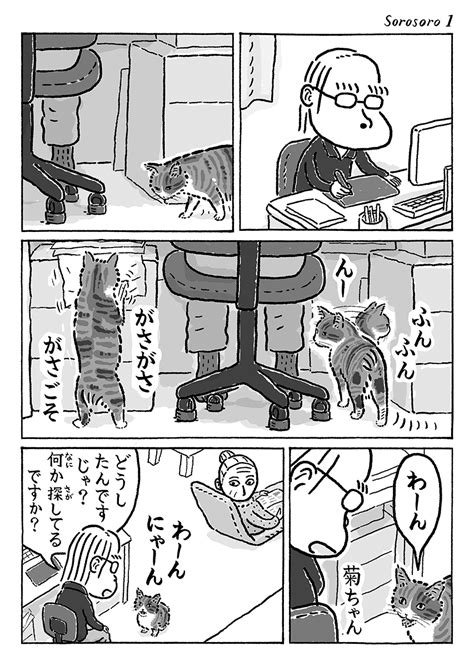 湊文『猫の菊ちゃん』 On Twitter 2ページ猫漫画「菊ちゃんのほしいもの」 Eeu8vwdzbc