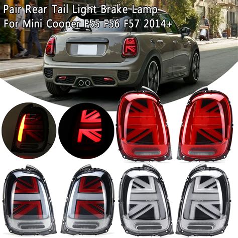 2pcs Car Tail Light Universal For Mini Cooper F55 F56 F57 2014 2015