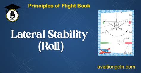 Lateral Stability Roll Principles Of Stability And Control