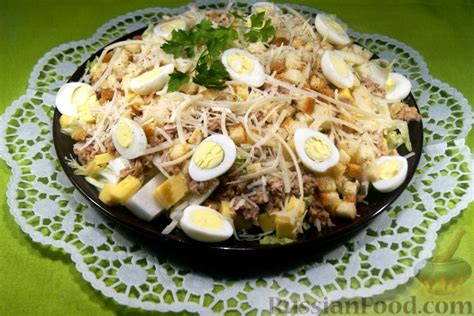 Рецепт: Салат с тунцом на RussianFood.com