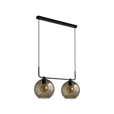 Nowodvorski Lampa wisząca szklane kule dymione MONACO 9363 LEDisON pl