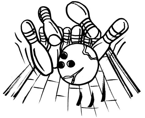 Coloring Pages For Kids Bowling Coloring Pages