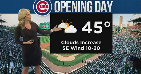 Chicago First Alert Weather Warmup For Cubs Opening Day Storms Ahead Friday Cbs Chicago