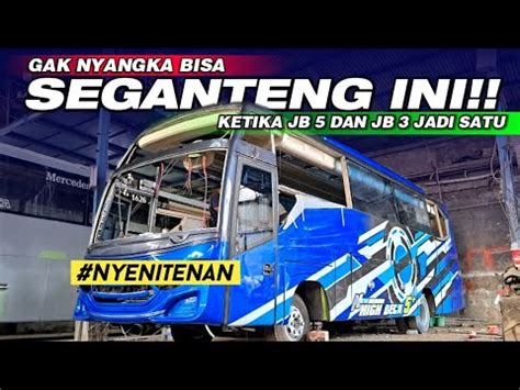 BUS MEDIUM PERTAMA DGN BODI JETBUS 5 DAN JETBUS 3 DI KOLABORASI JADI