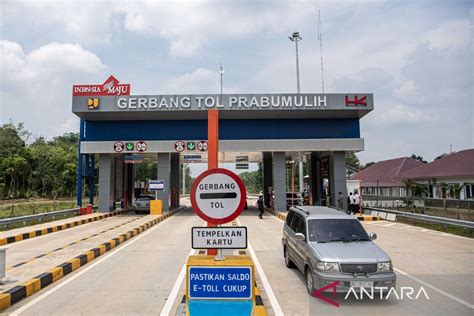 Jalan Tol Simpang Indralaya Prabumulih Mulai Beroperasi ANTARA News