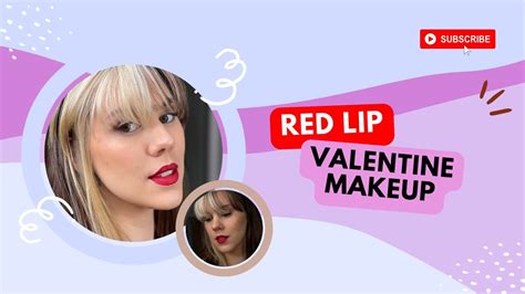 GRWM Valentines Edition Red Lipstick Makeup Look Makeup 101 YouTube