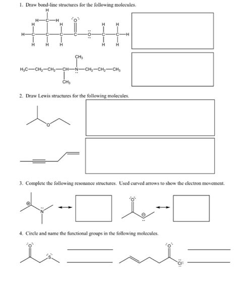 Solved Draw Bond Line Structures For The Following Chegg