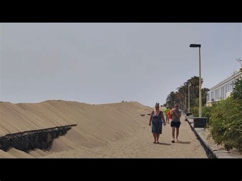 PLAYA DEL INGLES The Maspalomas Dunes Once Again Invade The