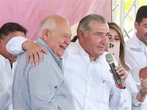 Gobernador de BCS apoya a Adán Augusto López como candidato de Morena