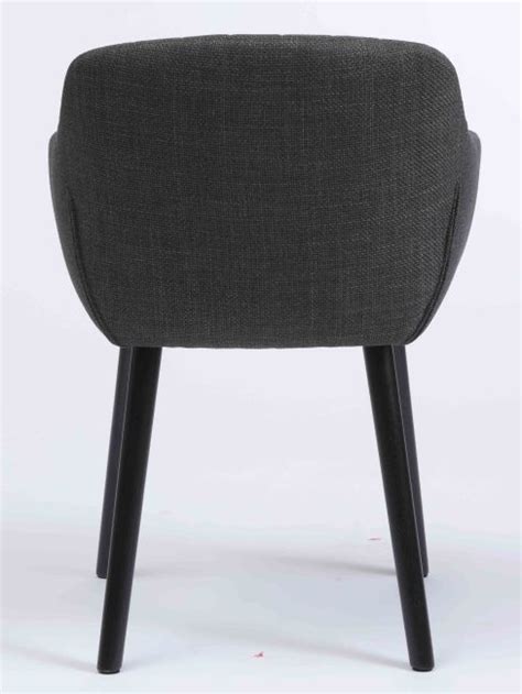 Dining Chair Adslev Anthracite Grey Black