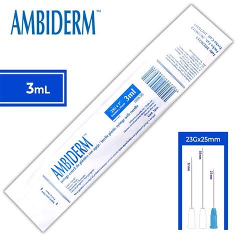 Medically Jeringa 3 Ml C Aguja 23gx25mm C 1 Pz Farmacia A Domicilio