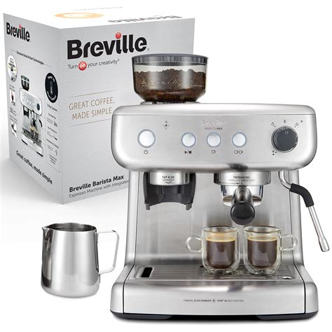 Buy Brevillebarista Max Espresso Machine Latte Cappuccino Coffee