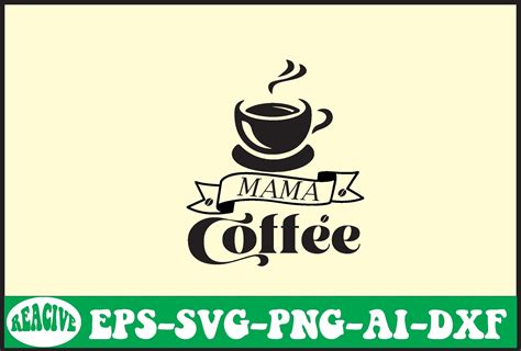 Mama Coffee Svg Graphic By Lazy Cute Cat · Creative Fabrica