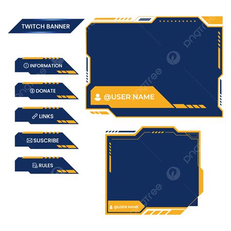 Twitch Stream Panels Vector Hd Images Twitch Stream Panels Concept