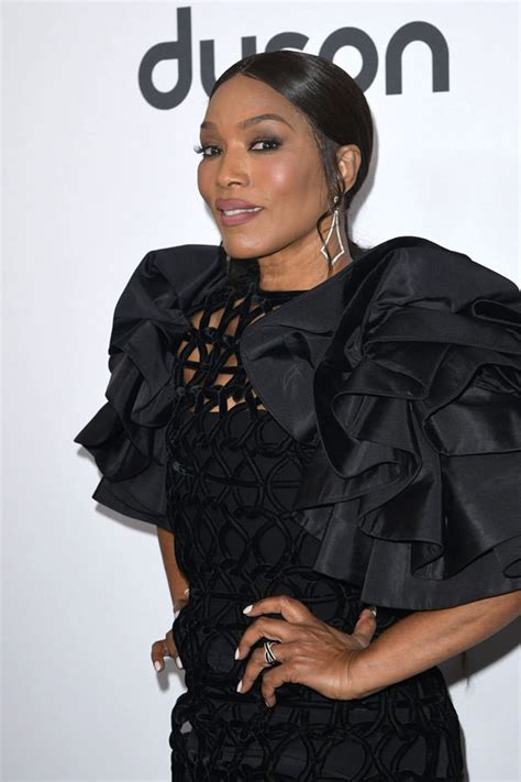 Black Panther Wakanda Forever Star Angela Bassett In Georges Chakra At The Make Up Artists And