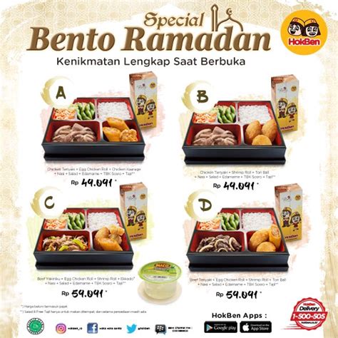 Daftar Harga Hokben Promo Bento Ramadhan 2019 Daftar Harga Delivery