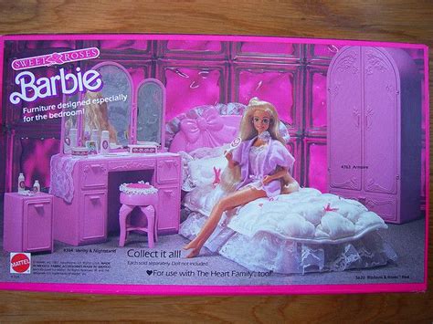 Barbie Sweet Roses Bedroom Playset 1980s Barbie Barbie Toys Barbie