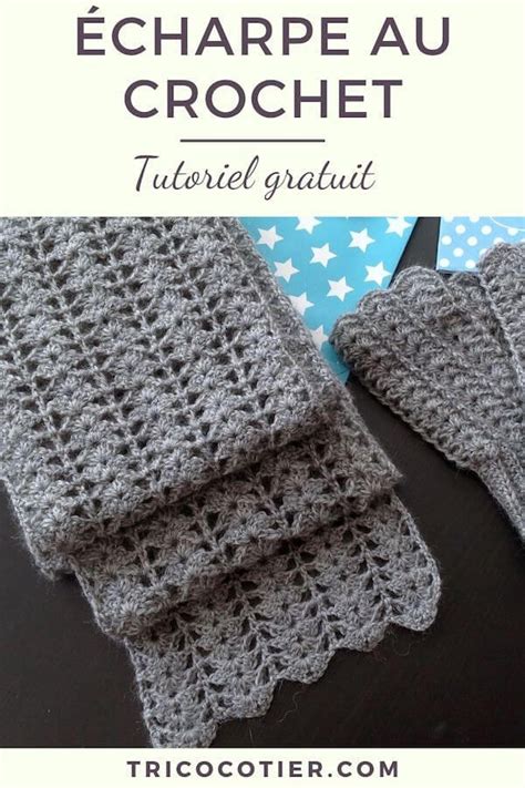 Épinglé par Venier sur Tricot et crochet en 2023 Echarpe crochet