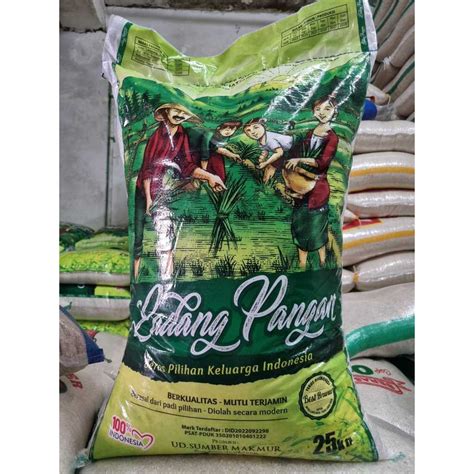 Jual Beras Premium Pulen Merek Ladang Pangan Kg Shopee Indonesia