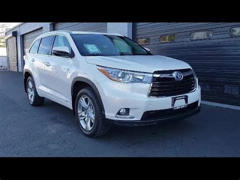 Toyota Highlander Hybrid Sport Utility Limited Napa Vallejo