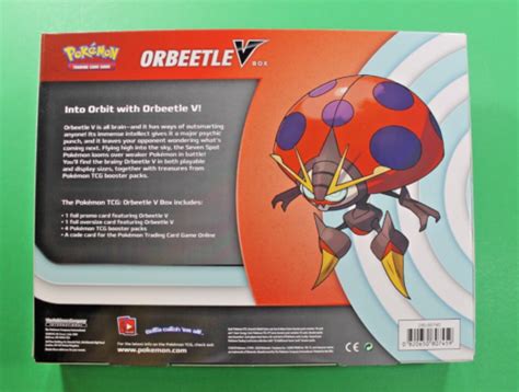 Pokemon TCG Orbeetle V Collection Box New Factory Sealed Excellent