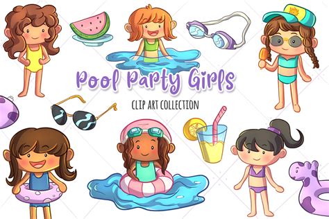 Cute Girls Pool Party Telegraph