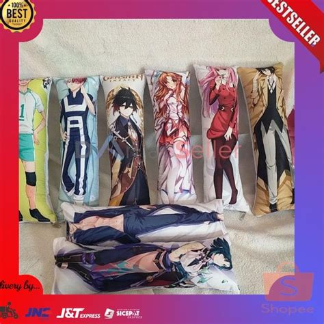 Jual Promohariraya Guling Wibu Waifu Kawai Viral Anime 28x8 Cm Boneka