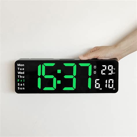 travel alarm clock outdoor garden decor extra large digital wall clock ...