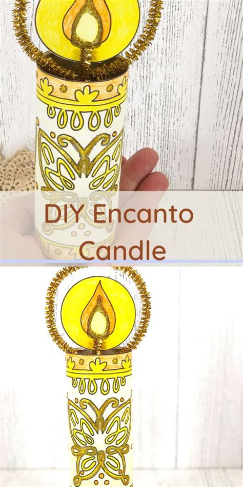 Encanto Candle Craft with Toilet Paper Roll