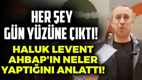 AHBAP ı HEDEF ALMIŞLARDI KONUŞTUKLARINA PİŞMAN ETTİ Haluk Levent Her