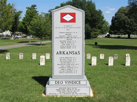 Arkansas Monument At Stonewall Confederate Cemetery