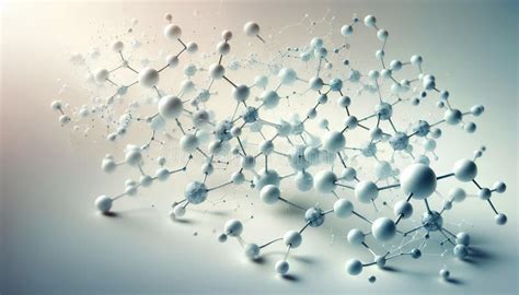 Complex Molecular Structure With Interconnected Spheres And Bonds