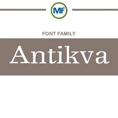 Download Antikva Fonts | MaisFontes