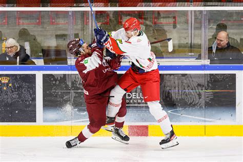 LHF Latvijas U 20 hokeja izlase svarīgā spēlē piekāpjas Baltkrievijai