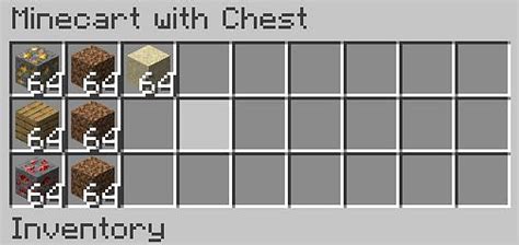 Minecart With Chest In Minecraft