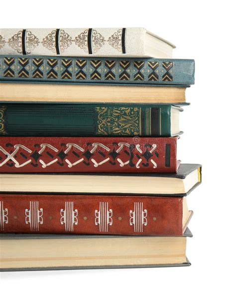 collection   books isolated stock photo image  read