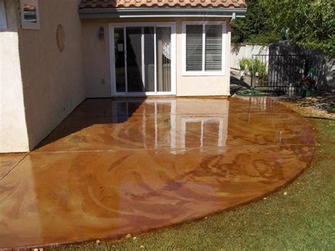 Patina Stained Decorative Concrete San Luis Obispo Ca Stampman