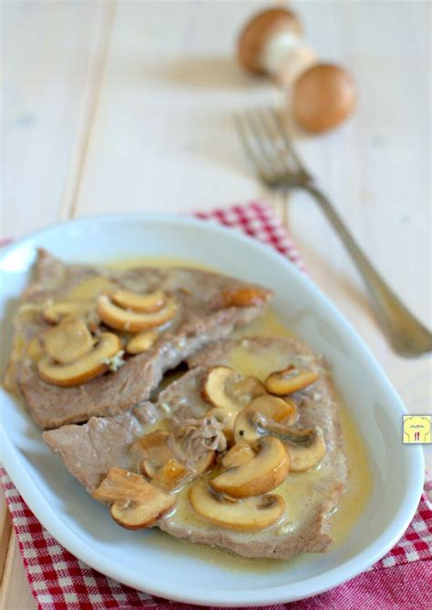 Scaloppine Funghi E Gorgonzola Gustoso Secondo Piatto Facile E Veloce