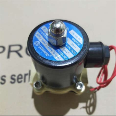 Jual Solenoid Valve 3 4 Inch Bras Kuningan Ac 220 Volt Di Seller Shin