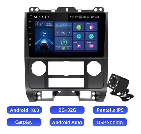 Estéreo 2 32g Carplay Para Ford Escape 2008 2011 Gps Wifi Meses sin