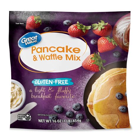 Great Value Gluten Free Pancake And Waffle Mix