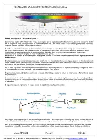 Técnicas de análisis instrumental en enología PDF