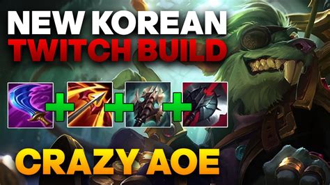 Twitch ADC Gameplay This Weird Korean Twitch Build Does Insane AoE