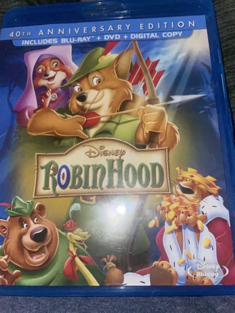 Disneys Robin Hood Blu Ray Dvd Digital Th Anniversary Edition Eur