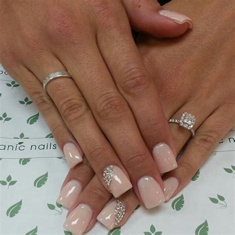 Trendy Neutral Wedding Nails To Try Modwedding Pink Wedding Nails Blush Pink Nails Wedding