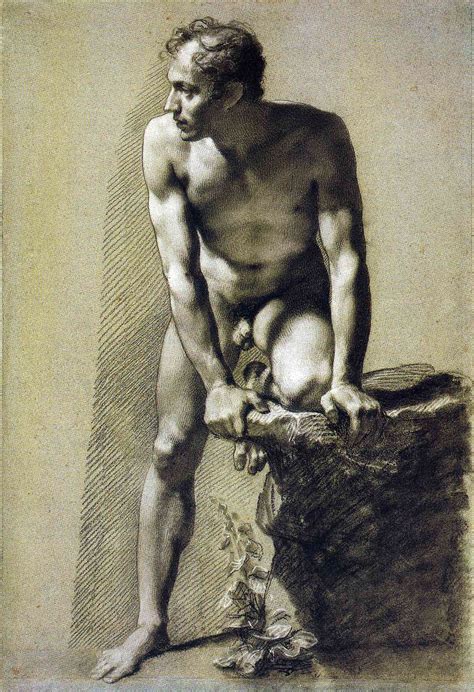 Male nude Pierre Paul Prud hon作品 无水印高清图 麦田艺术