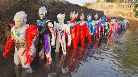 Ultraman Zero Kaleng Kaleng Jatuh Ke Jurang Ultraman X Dan Ultraman